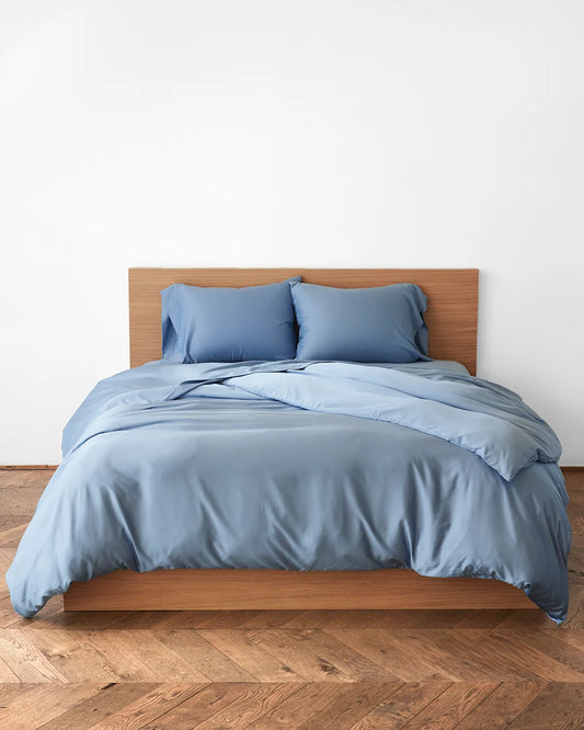 Juego de Cama Bamboo Azul Cielo - Smart Bamboo 