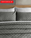 Colcha Reversible Gris y Blanco - Imagen selector 1